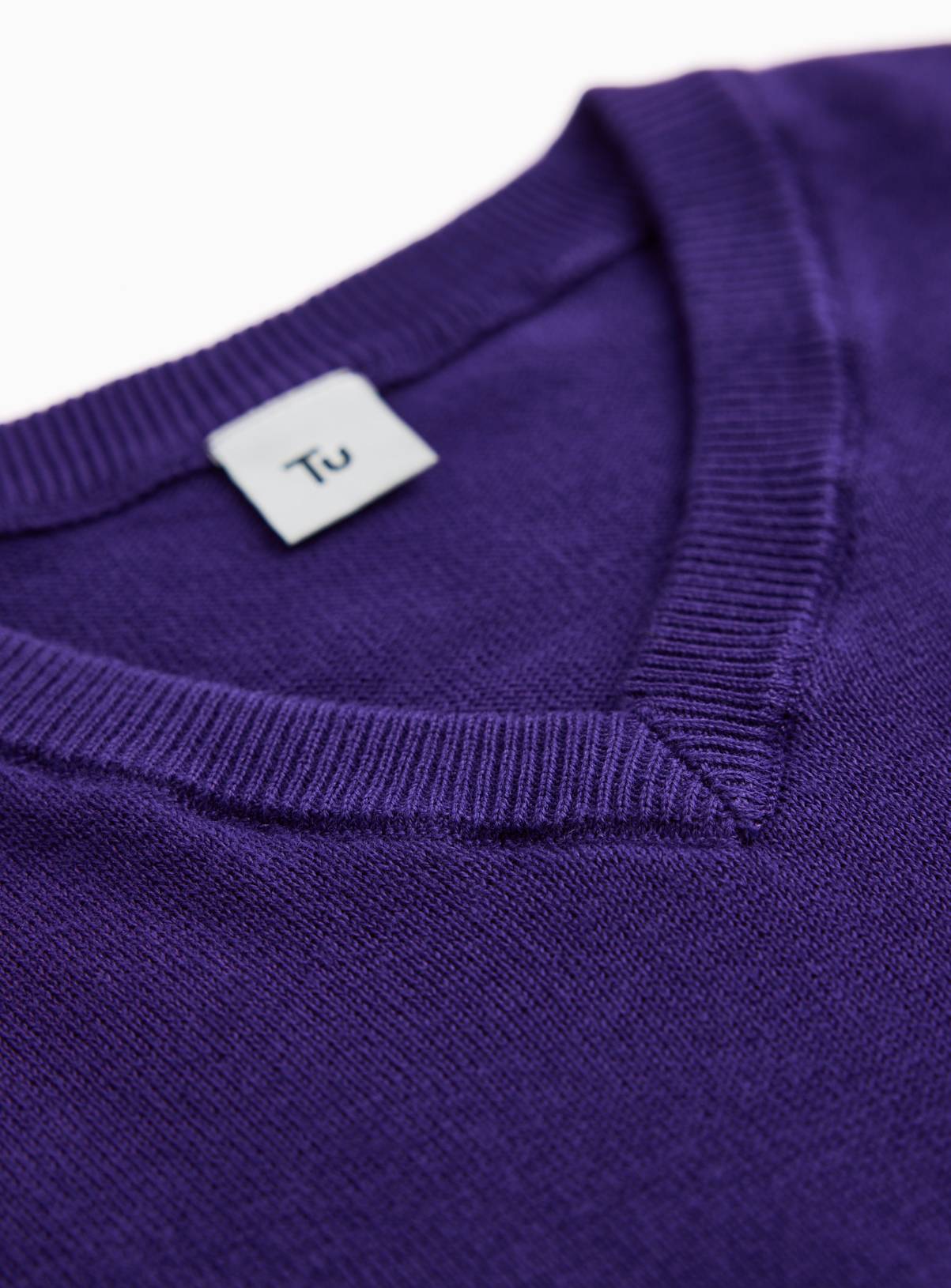 Bright Purple V-Neck Jumpers 2-Pack 3 years - Image 3